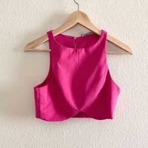 Zara Pink Crop Top